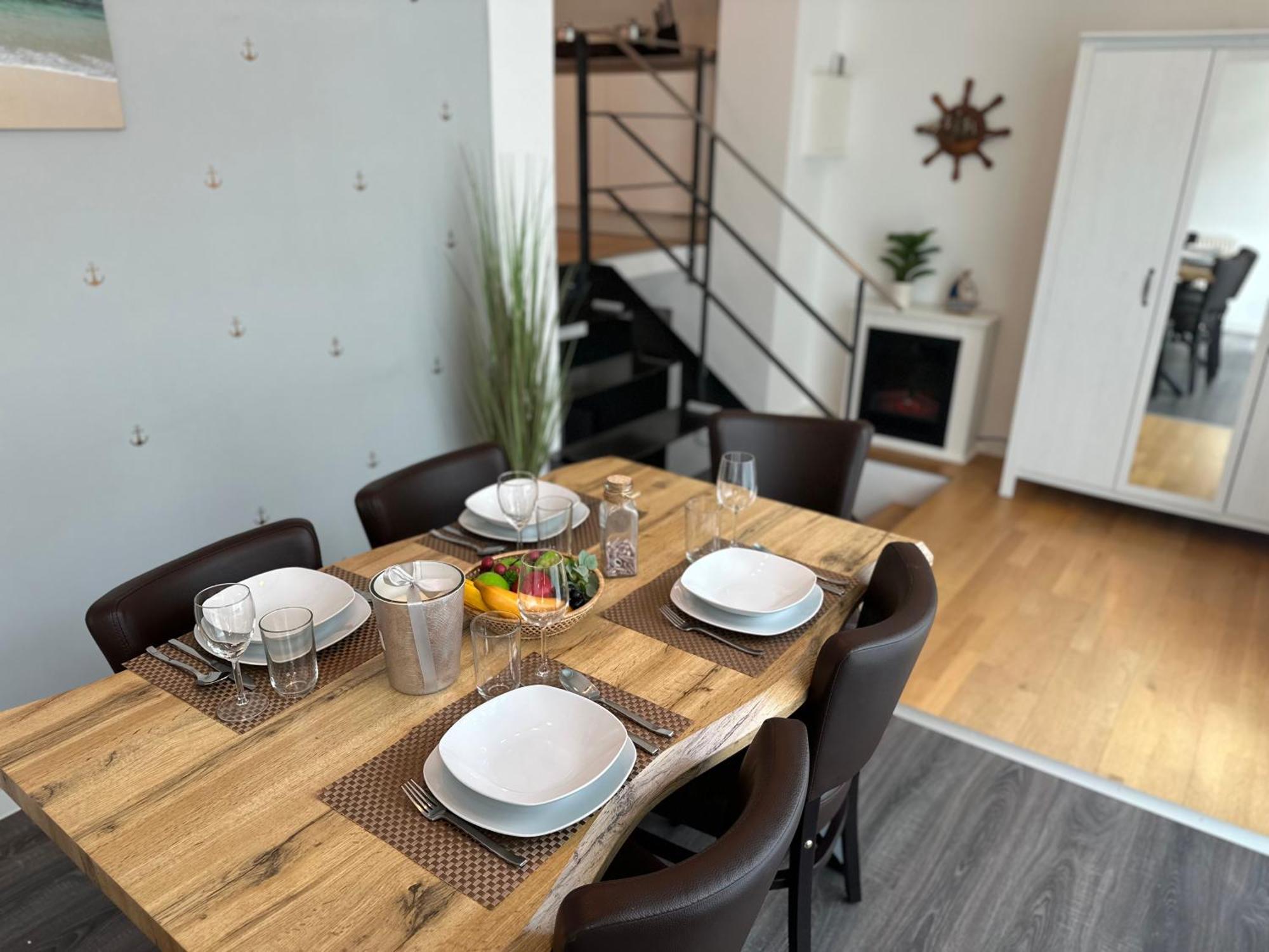 Ferienwohnung Nautica 450M Zum Strand Familienfreundlich Rostock Exterior foto