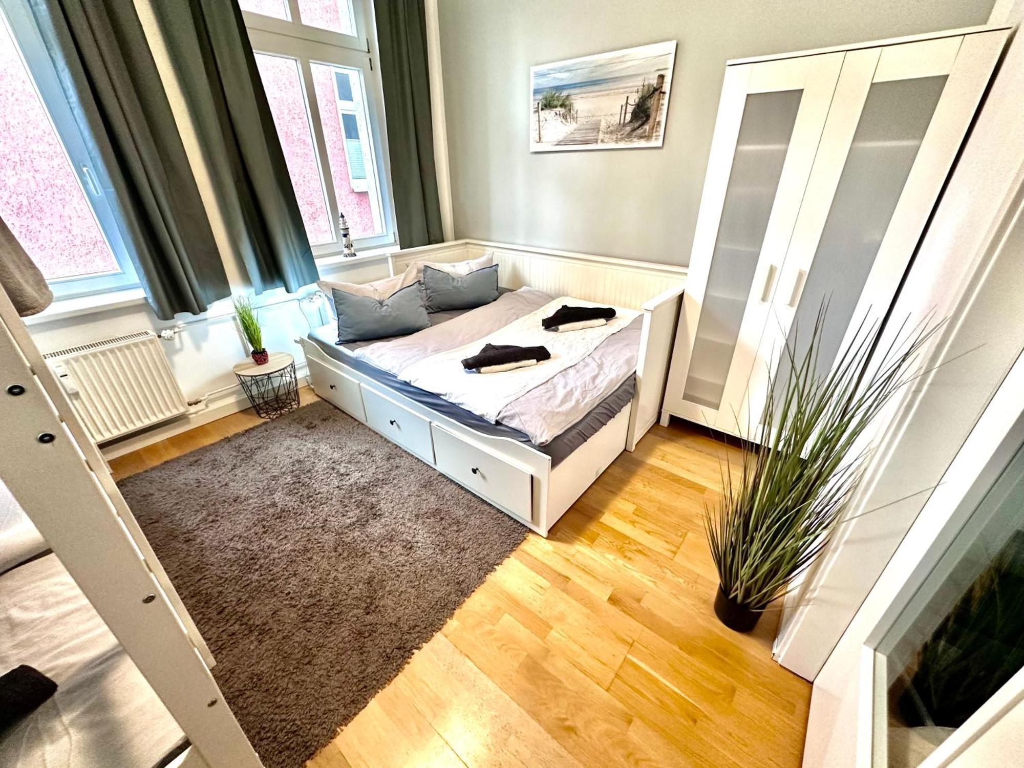 Ferienwohnung Nautica 450M Zum Strand Familienfreundlich Rostock Exterior foto
